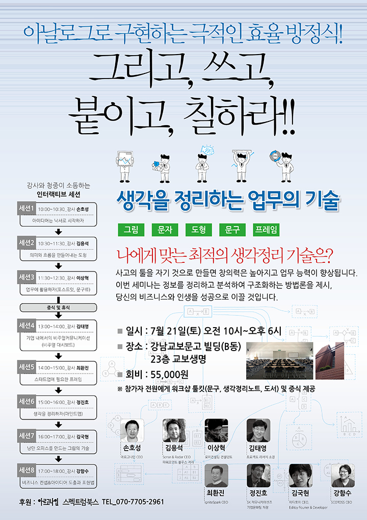 제1회 생각정리을 정리하는 업무의 기술 세미나 자료 정리