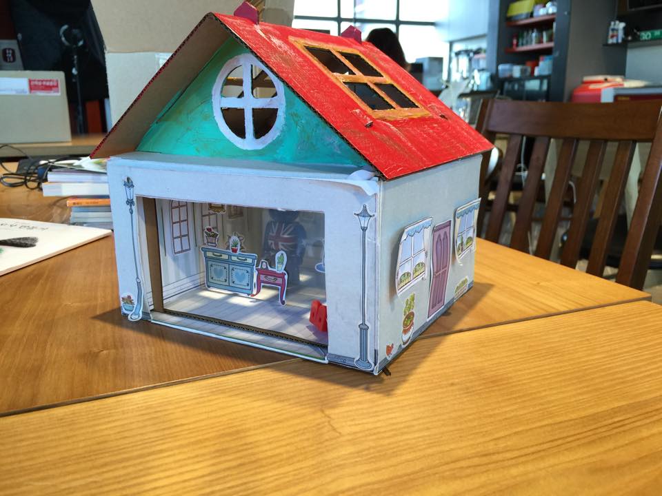 입체 스티커 집