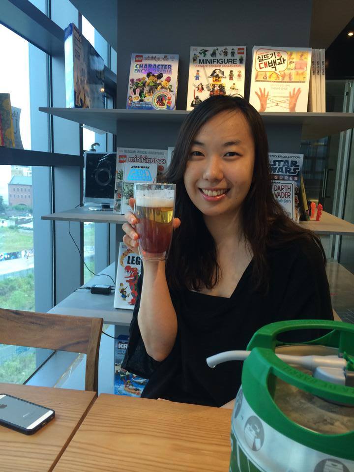 비장의 크랜베리 맥주칵테일 ^^