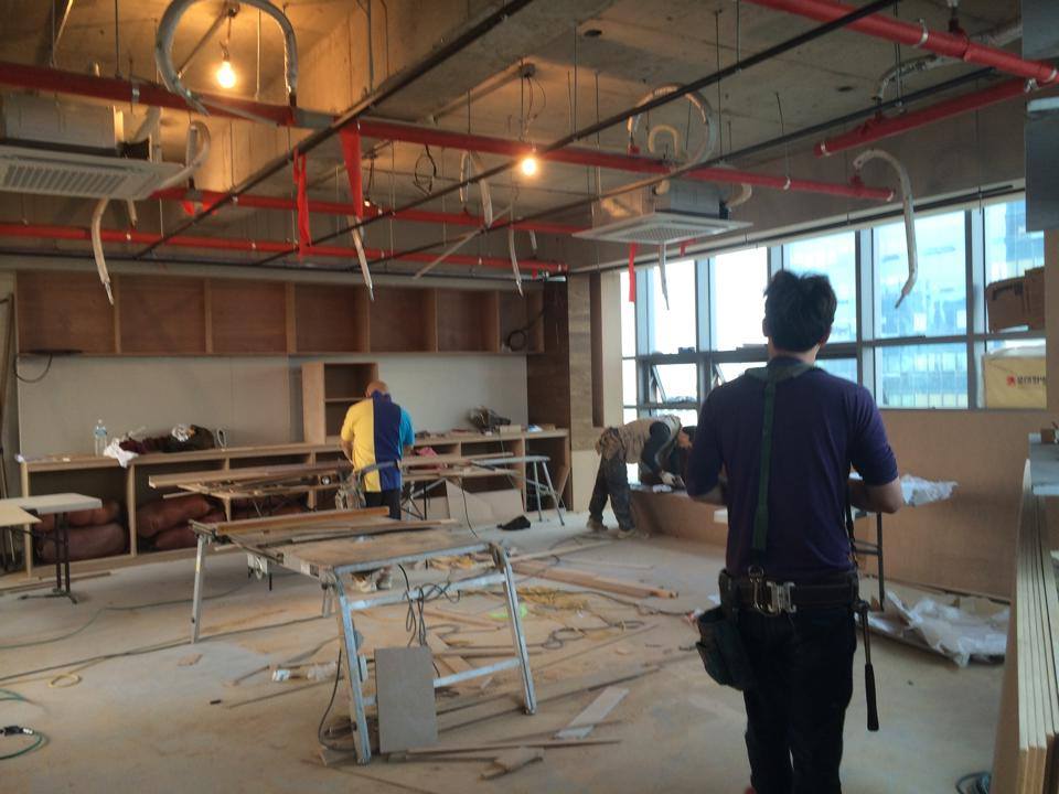 기초 목공작업은 금주에 마무리