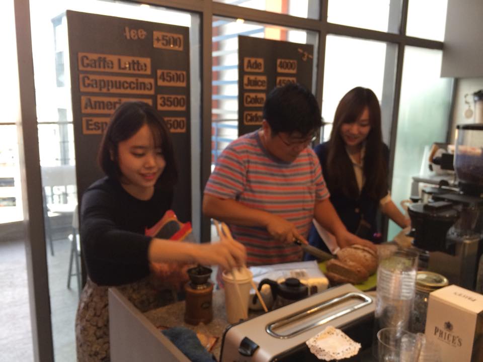 크루저녁놀이 테라스에서 저녁먹어요