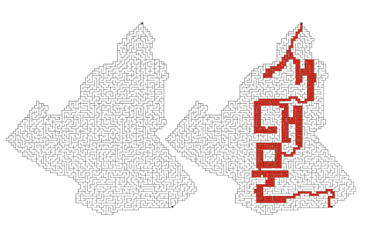글자 나오는 미로찾기 제작