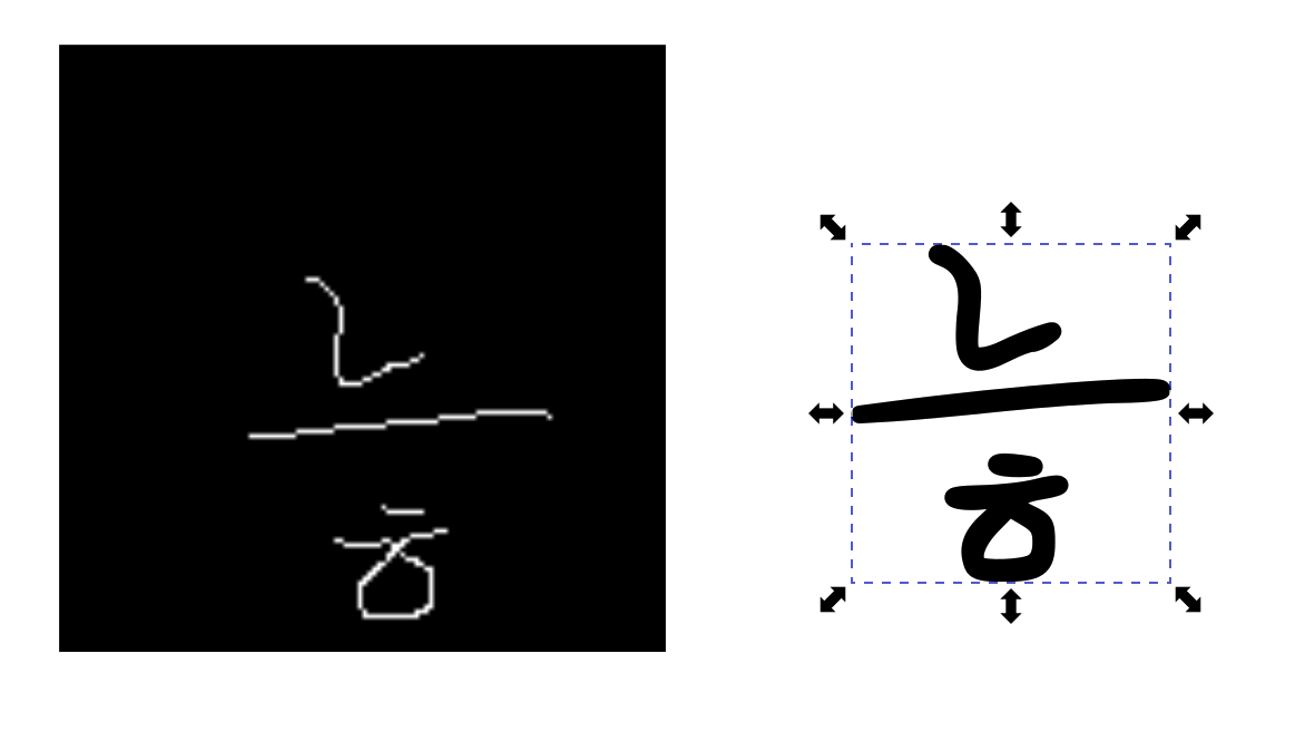 bone 폰트를 잠깐 개발해서 보고 있습니다.
