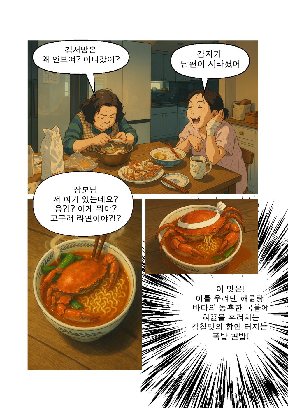 AI로 웹툰 그려보기 계장맨~