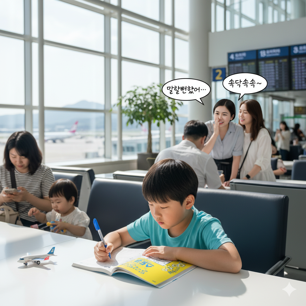 독자가 눈앞에서 내 책을 풀고있음