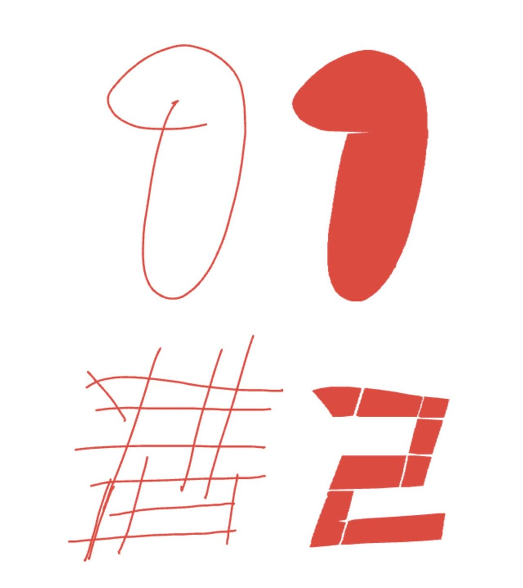 만화 폰트용 벡터드로잉 에디터