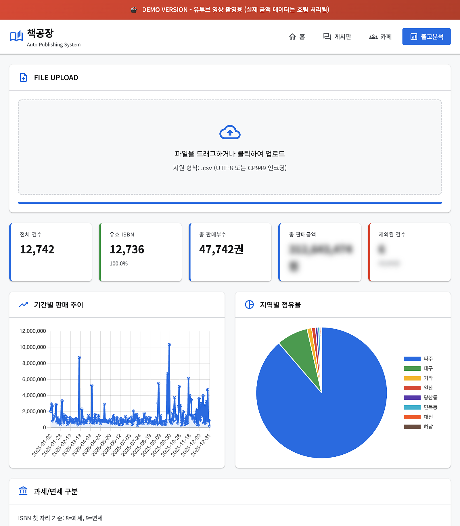모아시스 출고 기간별 도서 판매현황 프로그램